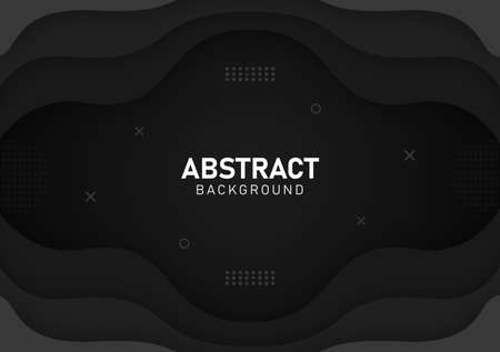 Colorful liquid and geometric background with fluid gradient shapesのイラスト素材