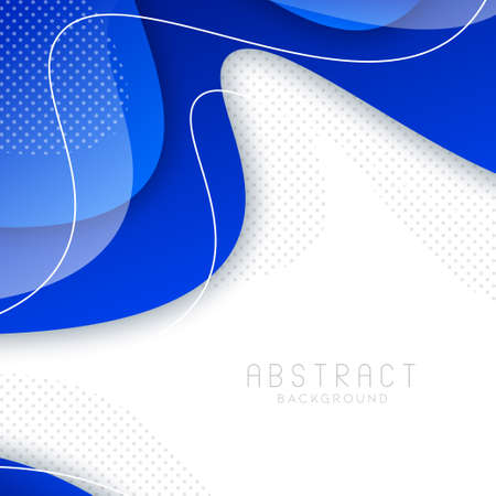 Colorful liquid and geometric background with fluid gradient shapesのイラスト素材