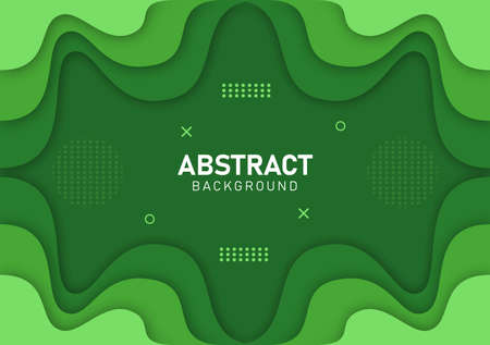 Colorful liquid and geometric background with fluid gradient shapesのイラスト素材