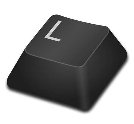 Computer Key - Lの写真素材