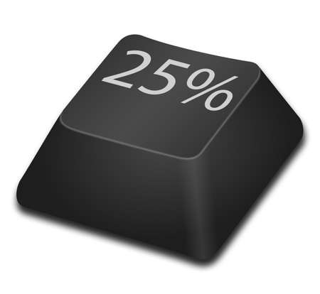 25 percentの写真素材