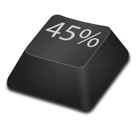 45 percentの写真素材