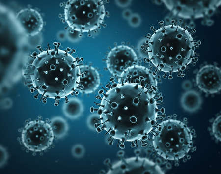 Influenza Virus H1N1の写真素材