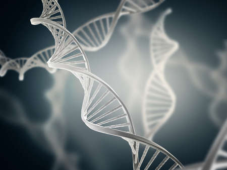 Illustration of deoxyribonucleic acid structure (DNA)