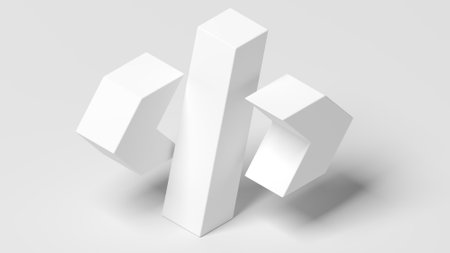 White coding icon. Programming. 3d illustration.の写真素材