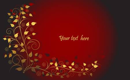  Vector illustration of floral ornament.のイラスト素材