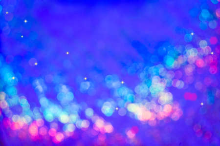 Abstract background of holiday lights.の写真素材