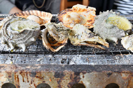 BBQ seafoodの写真素材