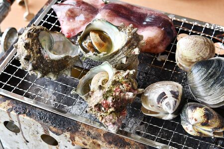 BBQ seafoodの写真素材