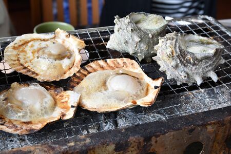 BBQ seafoodの写真素材