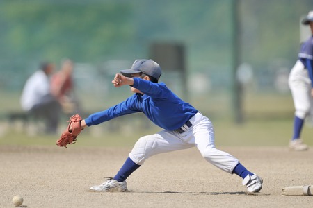 Boys baseballのeditorial素材