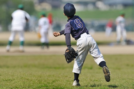 Boys baseballのeditorial素材