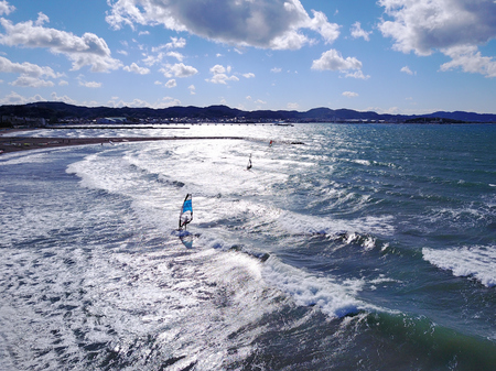 Tateyama windsurfersのeditorial素材