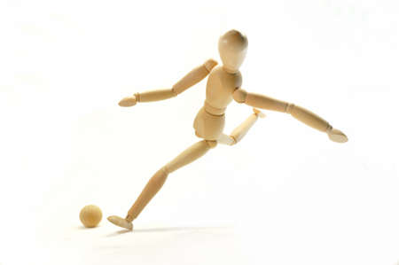 Doll soccer imagesの写真素材