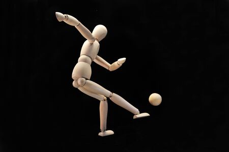 Doll soccer imagesの写真素材