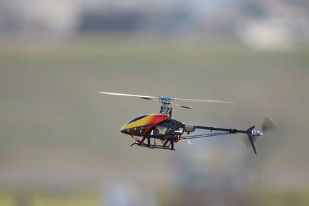 RC model helicopterの写真素材