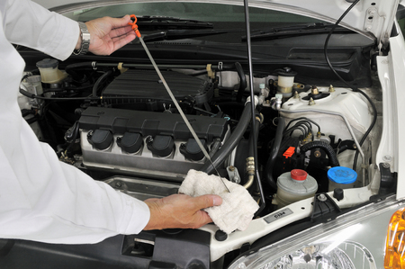 Automobile repair factoryのeditorial素材