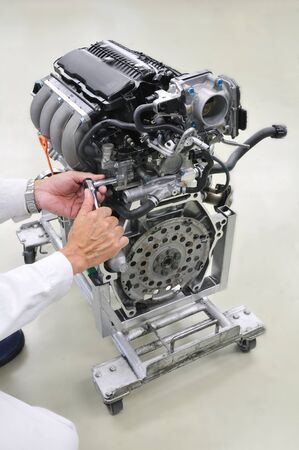 Automotive engine unit