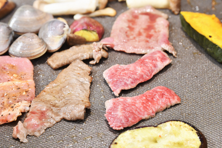 BBQ at homeの写真素材