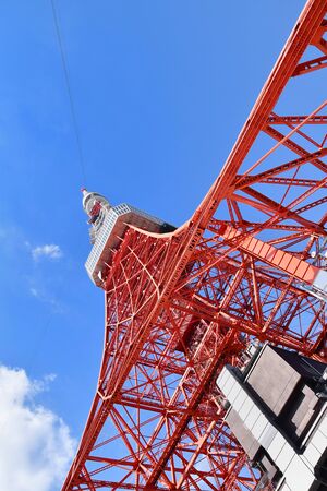 Tokyo Tower during constructionのeditorial素材