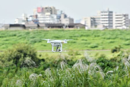 Drone in flightの写真素材