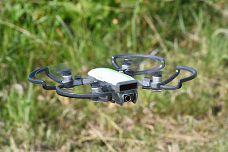 Small drones in flight