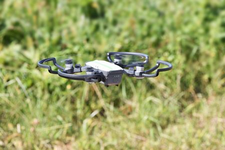 Small drones in flight