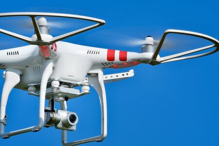 Of empty aerial drone