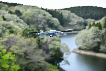 During their cinematography drone