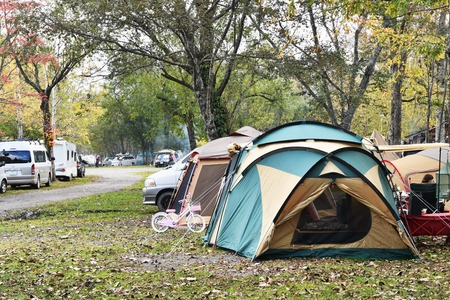 Caravan parks in Japanのeditorial素材