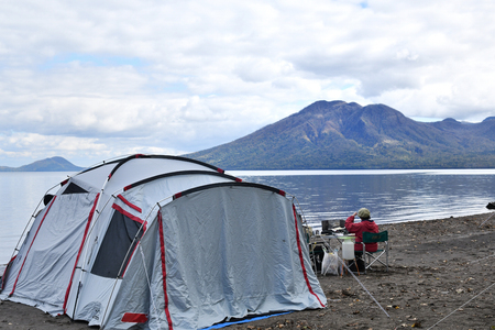Caravan parks in Japanのeditorial素材