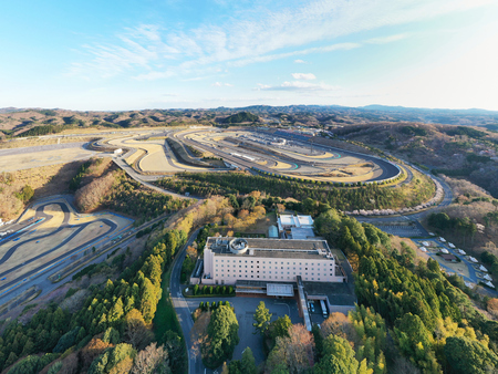 Aerial photo of Twin Link Motegiのeditorial素材
