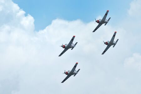 Maritime Self-Defense Force Acrobatic Teamの写真素材