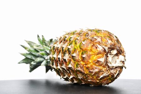 Pineapple on white backgroundの写真素材
