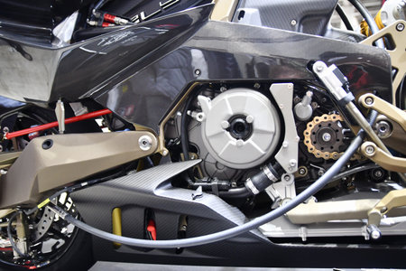 Large Motorcycle Engine