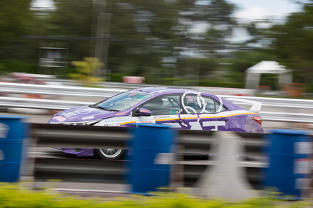CHIANG MAI, THAILAND - SEPTEMBER 19: Racing cars in Toyota Motorsport on September 19,2015 in 700th Anniversary Stadium ,Chiang Mai,Thailand.のeditorial素材