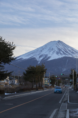 Fuji Mountain in Japanのeditorial素材