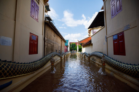 CHIANGMAI , THAILAND - OCT 06 2024 : Chiang Mai city flooded as Ping River overflowsのeditorial素材