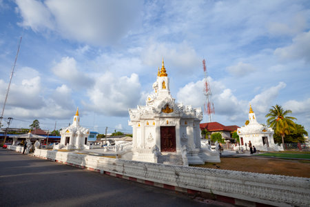 Religion behind the city of Nakhon Si Thammarat Provincの写真素材