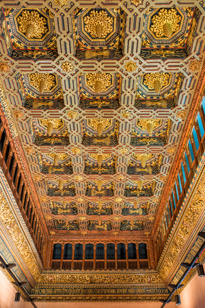 Aljaferia Palace in Zaragoza, Spainのeditorial素材