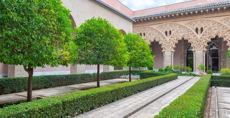 Aljaferia Palace in Zaragoza, Spainのeditorial素材