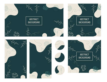 floral abstract illustration background