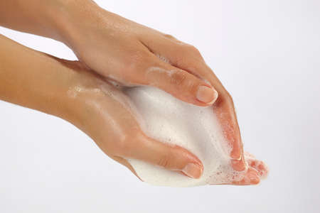 washing hands