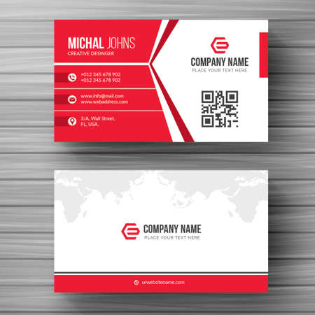 Modern Creative and Clean Business Card Templateのイラスト素材