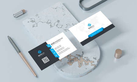 Vector Modern Creative and Clean Business Card Templateのイラスト素材