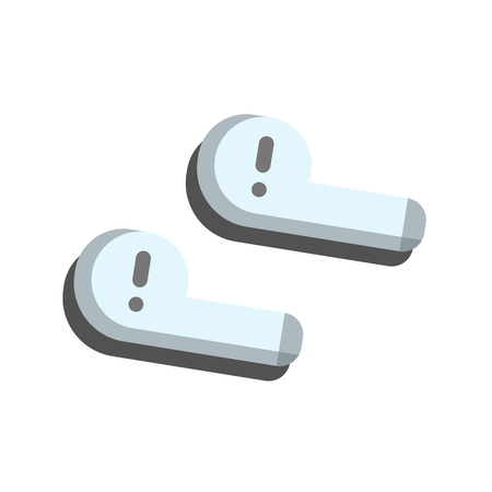 Headphones vector icon.のイラスト素材
