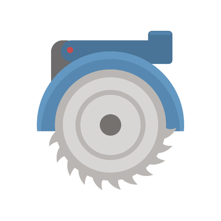 Electric saw vecto illustration.のイラスト素材