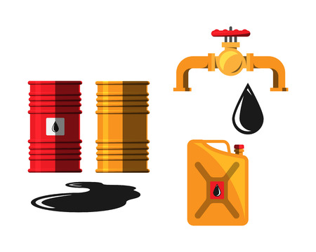 Oil barrel capacity crane .のイラスト素材