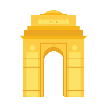 India landmark taj mahal travel .のイラスト素材