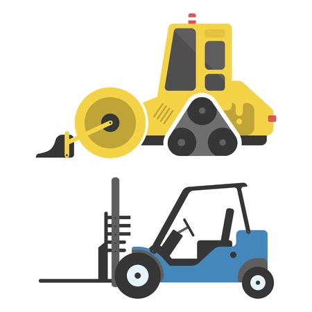 Construction delivery truck transportation vehicle mover road equipment.
